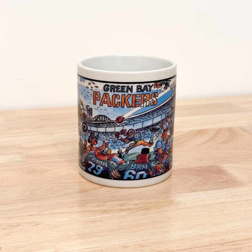 Packers Cartoon Mug "The Pack is Back" Team NFL